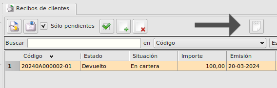 Recibo Devuelto