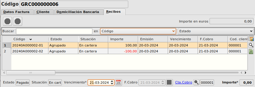 Recibos Agrupados