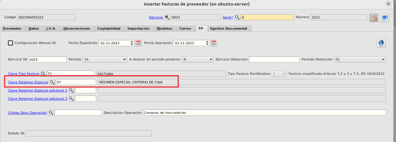 Información del SII