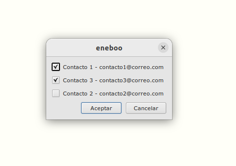 Email principal