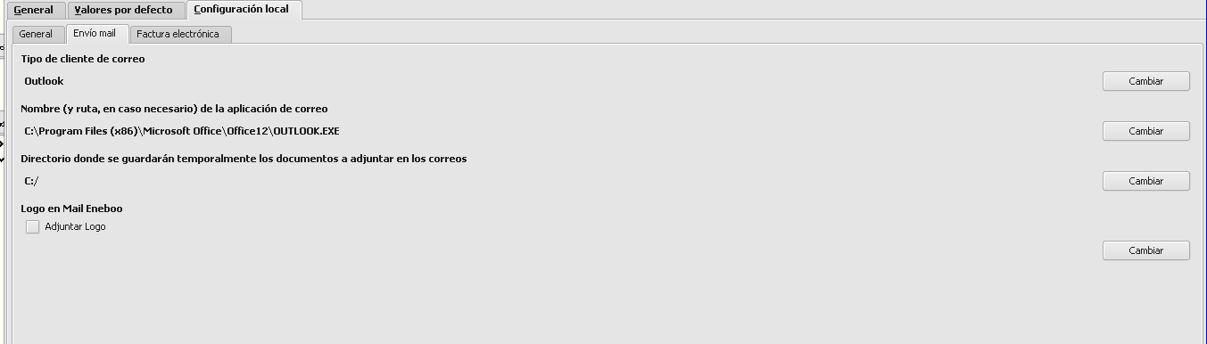 Ruta Outlook en Windows
