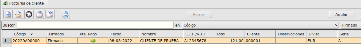 Botón anular