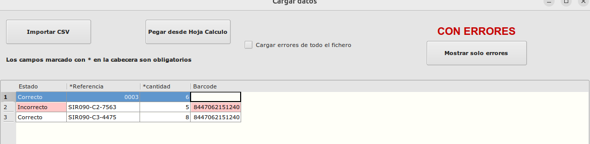 Transferencias de stock