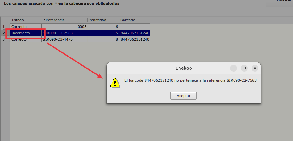 Transferencias de stock