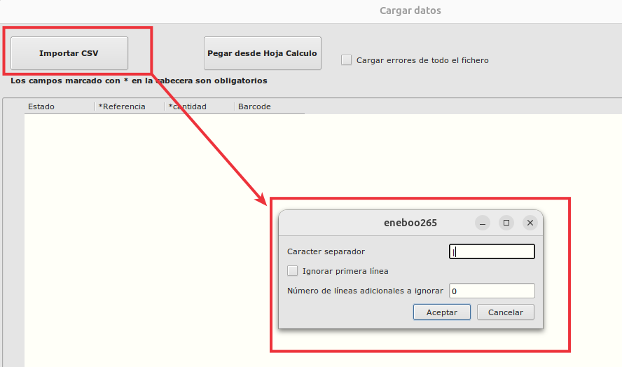 Transferencias de stock
