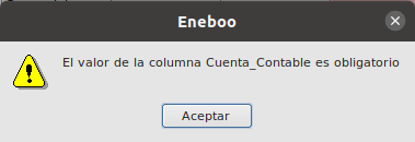 Error de importación