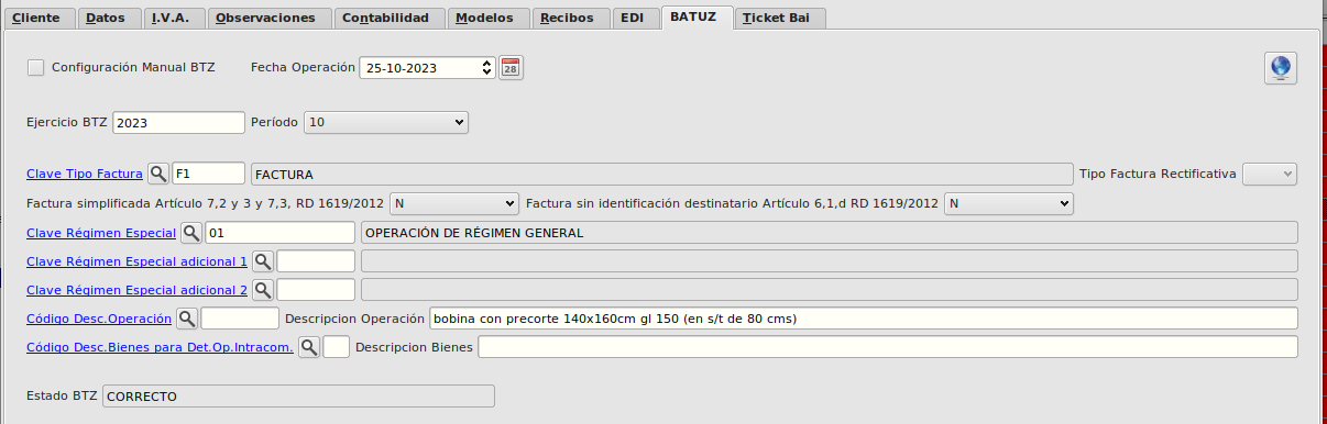 Configuración Local