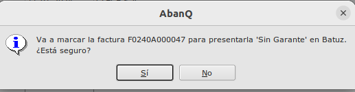 Marcar Sin Garante